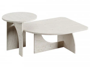 Gallotti Radice Selce Coffee Table GallottiRadice 3D Model
