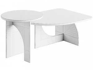 Gallotti Radice Selce Coffee Table GallottiRadice 3D Model
