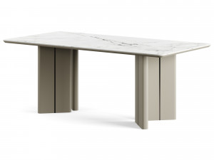 Laskasas Ponza Dining Table 3D मॉडल