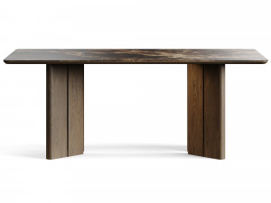 Laskasas Ponza Dining Table 3D मॉडल