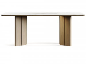 Laskasas Ponza Dining Table 3D मॉडल