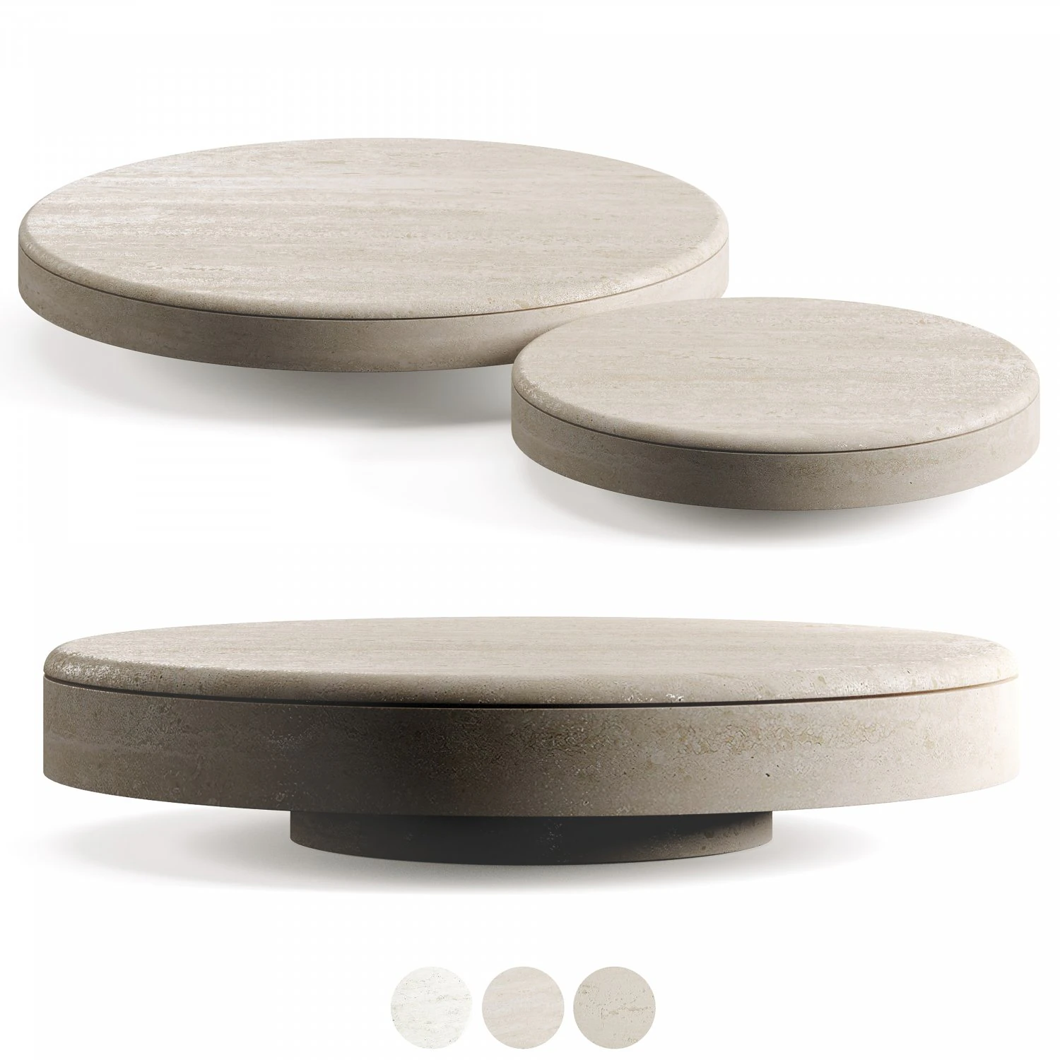 Salvatori Omphalos Coffee Table 3D Model .c4d .max .obj .3ds .fbx .stl .blend 