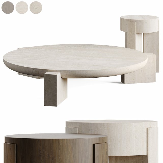 Martin Masse Vola Coffee Table 3D 模型 .c4d .max .obj .3ds .fbx .stl .blend 