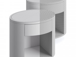 Ana Roque Goa Bedside Table 3D Модель