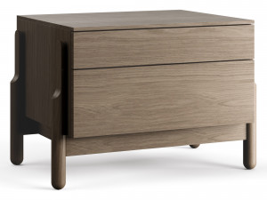 ZEGEN ASH BEDSIDE TABLE 3D Model