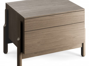 ZEGEN ASH BEDSIDE TABLE 3D Model