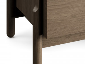 ZEGEN ASH BEDSIDE TABLE 3D Model