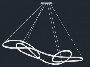 Heals Ribbon LED Pendant Lamp XL4 3D Model in Ceiling Lights 3DExport