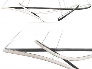 रिबन एलईडी पेंडेंट लैंप XL3 को ठीक करता है 3D मॉडल