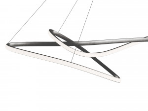 Heals Ribbon LED Pendant Lamp XL3 Modelo 3D