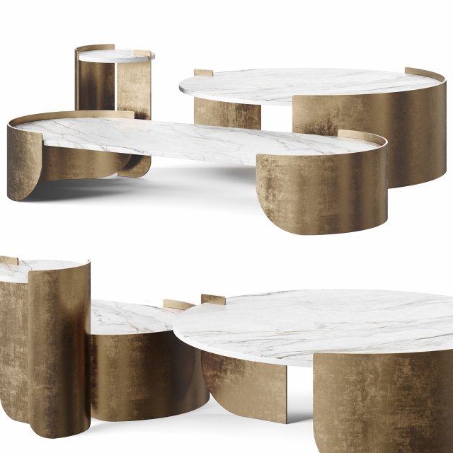 Encore Italia Osiris Coffee Table Modelo 3D .c4d .max .obj .3ds .fbx .stl .blend 