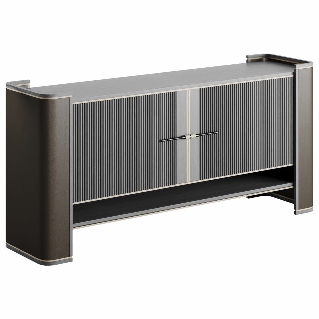 Frato BUENOS AIRES 2023 Black Sideboard 3D Model .c4d .max .obj .3ds .fbx .stl .blend 