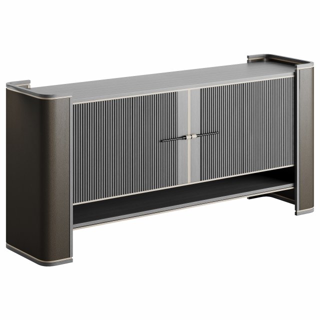 Frato BUENOS AIRES 2023 Black Sideboard 3D Model .c4d .max .obj .3ds .fbx .lwo .lw .lws