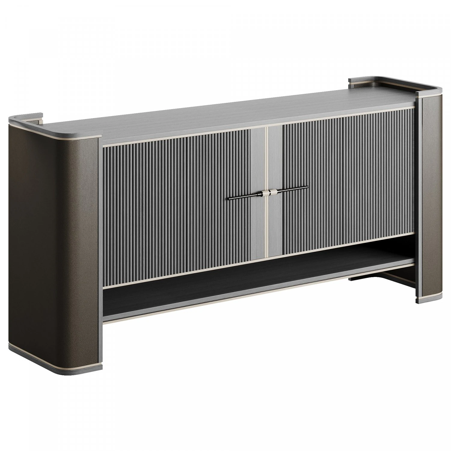 Frato BUENOS AIRES 2023 Black Sideboard 3D Model .c4d .max .obj .3ds .fbx .stl .blend