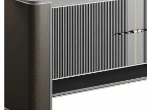 Frato BUENOS AIRES 2023 Black Sideboard 3D Model