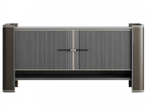 Frato BUENOS AIRES 2023 Black Sideboard 3D Model