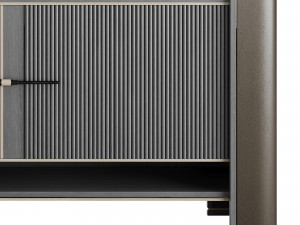 Frato BUENOS AIRES 2023 Black Sideboard 3D Model
