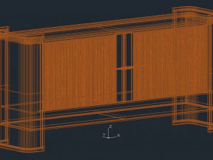 Frato BUENOS AIRES 2023 Black Sideboard 3D Model
