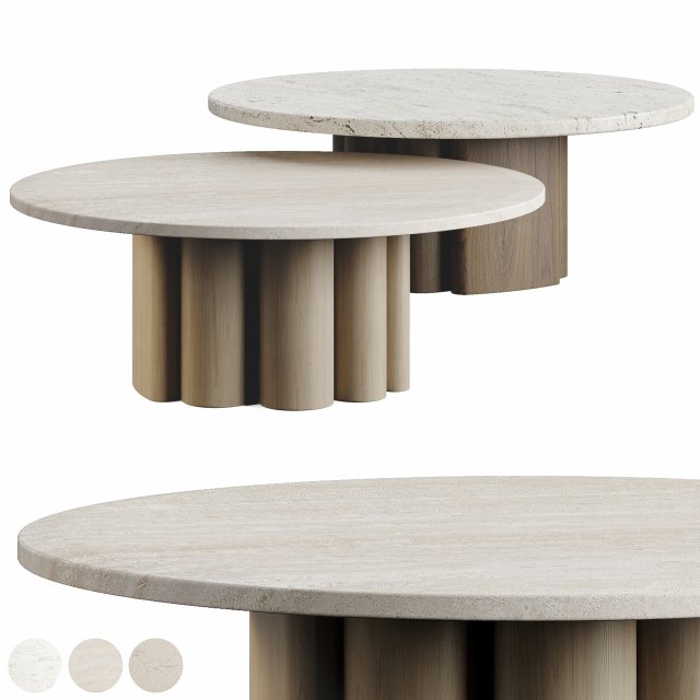 Sixpenny Enzo Coffee Table Modello 3D .c4d .max .obj .3ds .fbx .stl .blend 