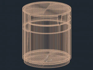 Porada Tylsa Night 54 Bedside Table 3D Model