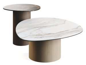 Calligaris Mushroom Coffee TopTables Marble 3D Model