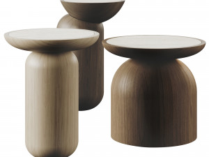 Mezcalitos Set Side Tables 3D मॉडल