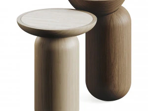 Mezcalitos Set Side Tables 3D Model