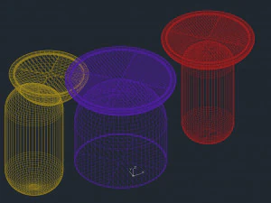 Mezcalitos Set Side Tables 3D Model