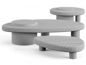 Trussardi Larry Coffee Table Model 3D