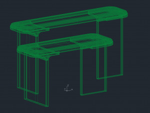 Trussardi Neli Console Table 3D Model