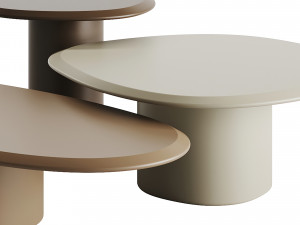 Carpanese Home Pebble Coffee Table Rising Collection Model 3D