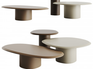 Carpanese Home Pebble Coffee Table Rising Collection Model 3D