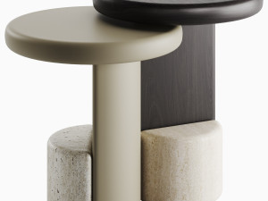 Carpanese Home Milestone Coffee Table Rising Collection 3D Model