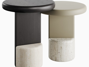 Carpanese Home Milestone Coffee Table Rising Collection 3D मॉडल