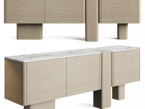 Carpanese Home Erice Bookshelf Rising Collection 3D Model