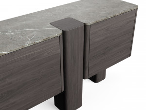 Carpanese Home Erice Bookshelf Rising Collection 3D Model