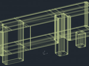 Carpanese Home Erice Bookshelf Rising Collection 3D Model