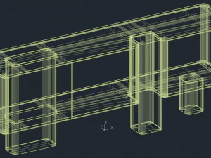 Carpanese Home Erice Bookshelf Rising Collection 3D Model