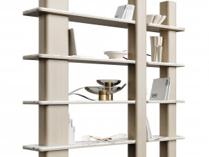Коллекция Carpanese Home Erice Bookshelf Rising 3D Модель