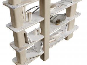 Carpanese Home Erice Bookshelf Rising Collection 3D 模型