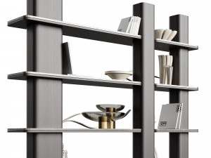 Carpanese Home Erice Bookshelf Rising Collection 3D 模型