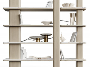 Carpanese Home Erice Bookshelf Rising Collection 3D 模型