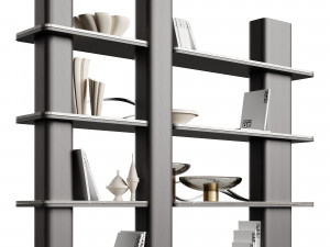 Carpanese Home Erice Bookshelf Rising Collection 3D 模型