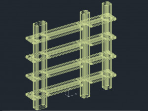 Carpanese Home Erice Bookshelf Rising Collection 3D 模型