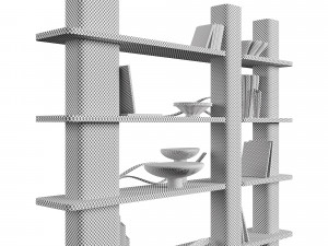 Carpanese Home Erice Bookshelf Rising Collection 3D 模型
