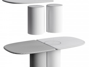 Carpanese Home Ladybug Table Rising Collection 3Dモデル