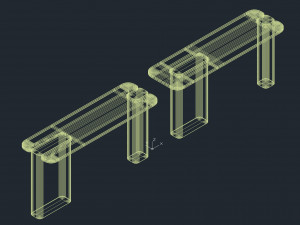 LuxLucia Casa ROSIE Console Table 3D Model