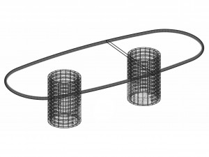 Shake Design NEW SAHARA Stone Table 2023 3D 모델