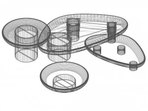 LuxLucia Casa PIERRE Coffee Table 3D Model