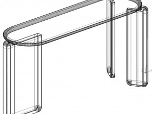 LuxLucia Casa OASIS Console Table 3D Model